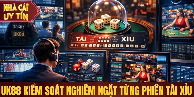 Top Nhà Cái Tài Xỉu Uy Tín Được Người Chơi Tin Chọn Năm 2026 UK88 kiểm soát nghiêm ngặt từng phiên tài xỉu